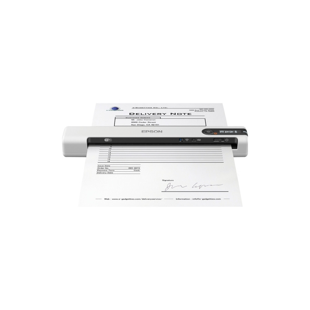 Produktbild för Epson WorkForce DS-80W - dokumentskanner - bärbar - USB 2.0, Wi-Fi(n)