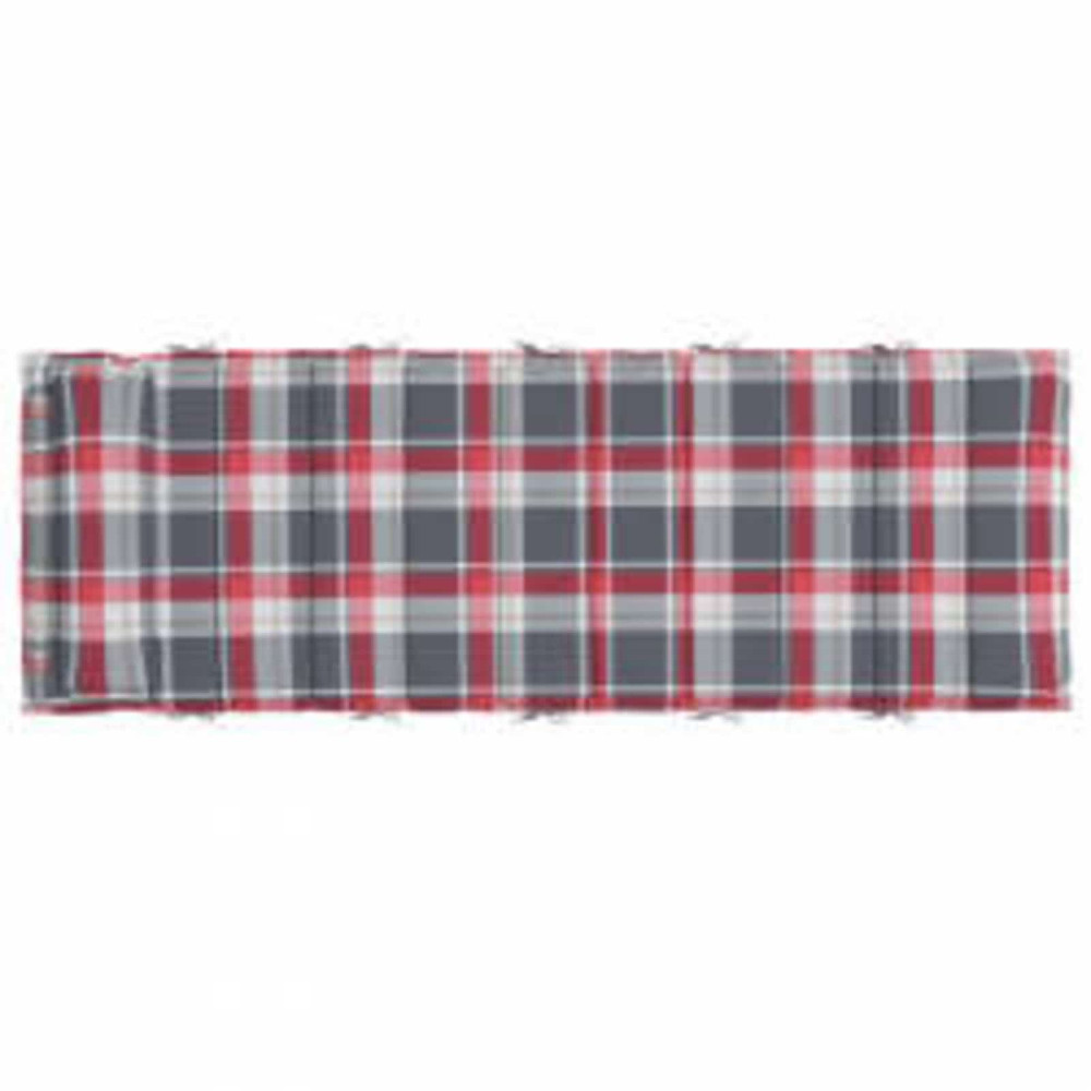 Produktbild för Solsängkudde Röd och grå 178 x 60 x 4 cm Oxford tyg