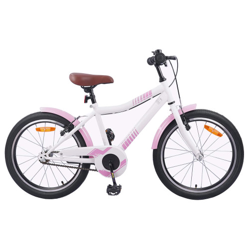 vidaXL Barncykel 20 Tum för 6-11 år gamla Ljusrosa