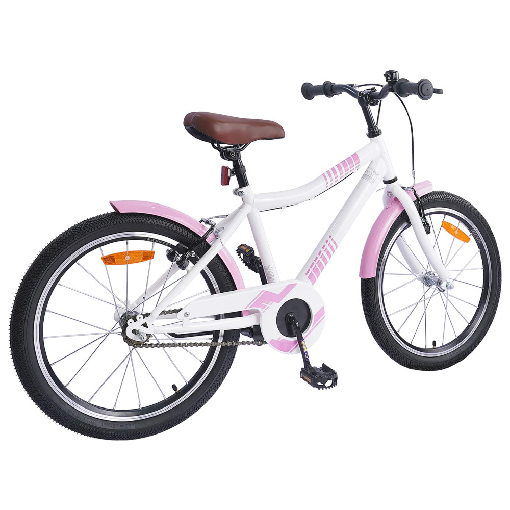 Produktbild för Barncykel 20 Tum för 6-11 år gamla Ljusrosa