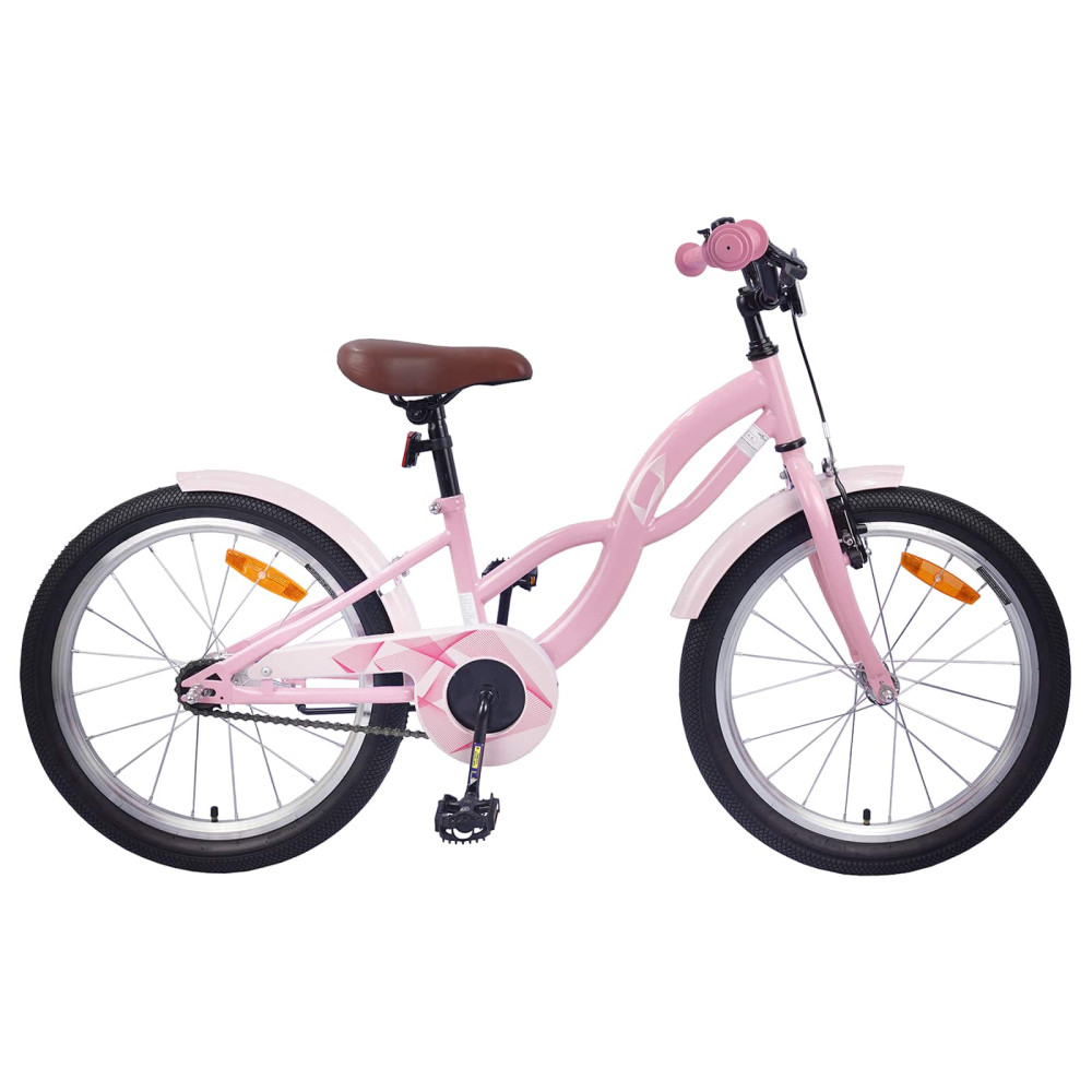 Produktbild för Barncykel 20 Tum för 6-11 år gamla Ljusrosa