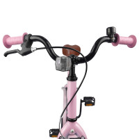 Produktbild för Barncykel 20 Tum för 6-11 år gamla Ljusrosa