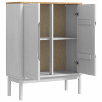 Produktbild för Sideboard FLORO Vit 70 x 30 x 70,5 cm Massiv furu