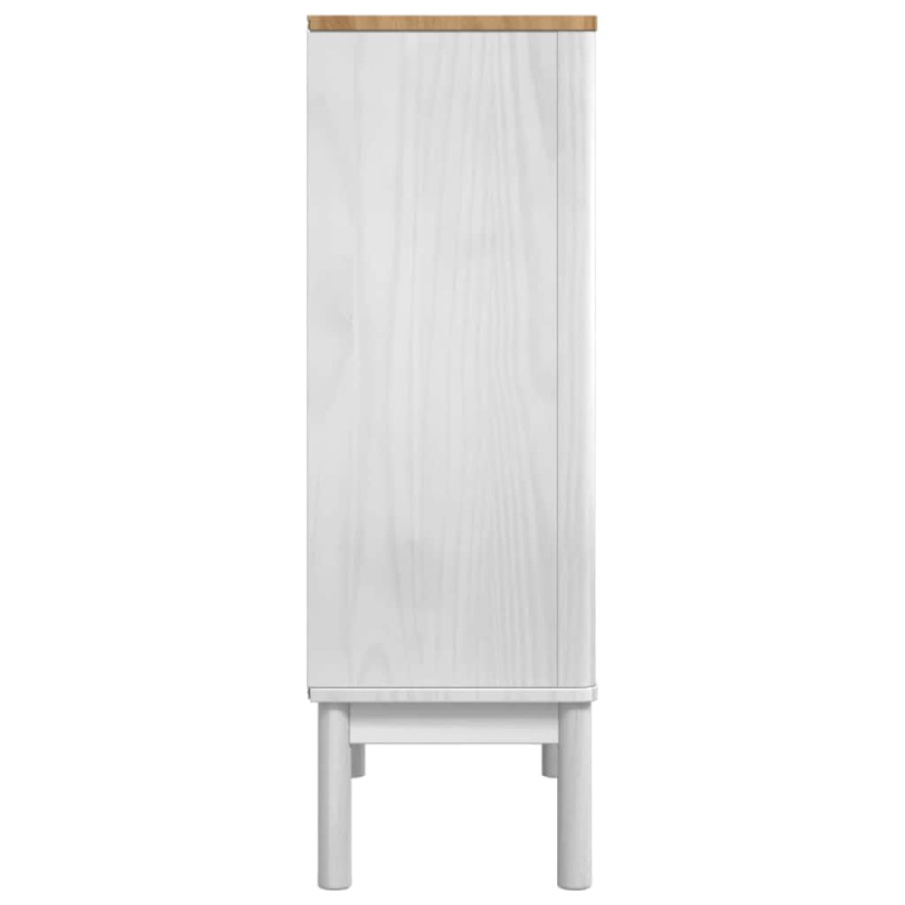 Produktbild för Sideboard FLORO Vit 70 x 30 x 70,5 cm Massiv furu