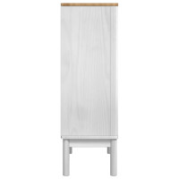 Produktbild för Sideboard FLORO Vit 70 x 30 x 70,5 cm Massiv furu