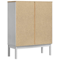 Produktbild för Sideboard FLORO Vit 70 x 30 x 70,5 cm Massiv furu