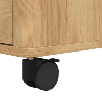 Produktbild för Köksvagn FLORO Vaxbrun 72,5 x 45 x 80 cm Massiv furu