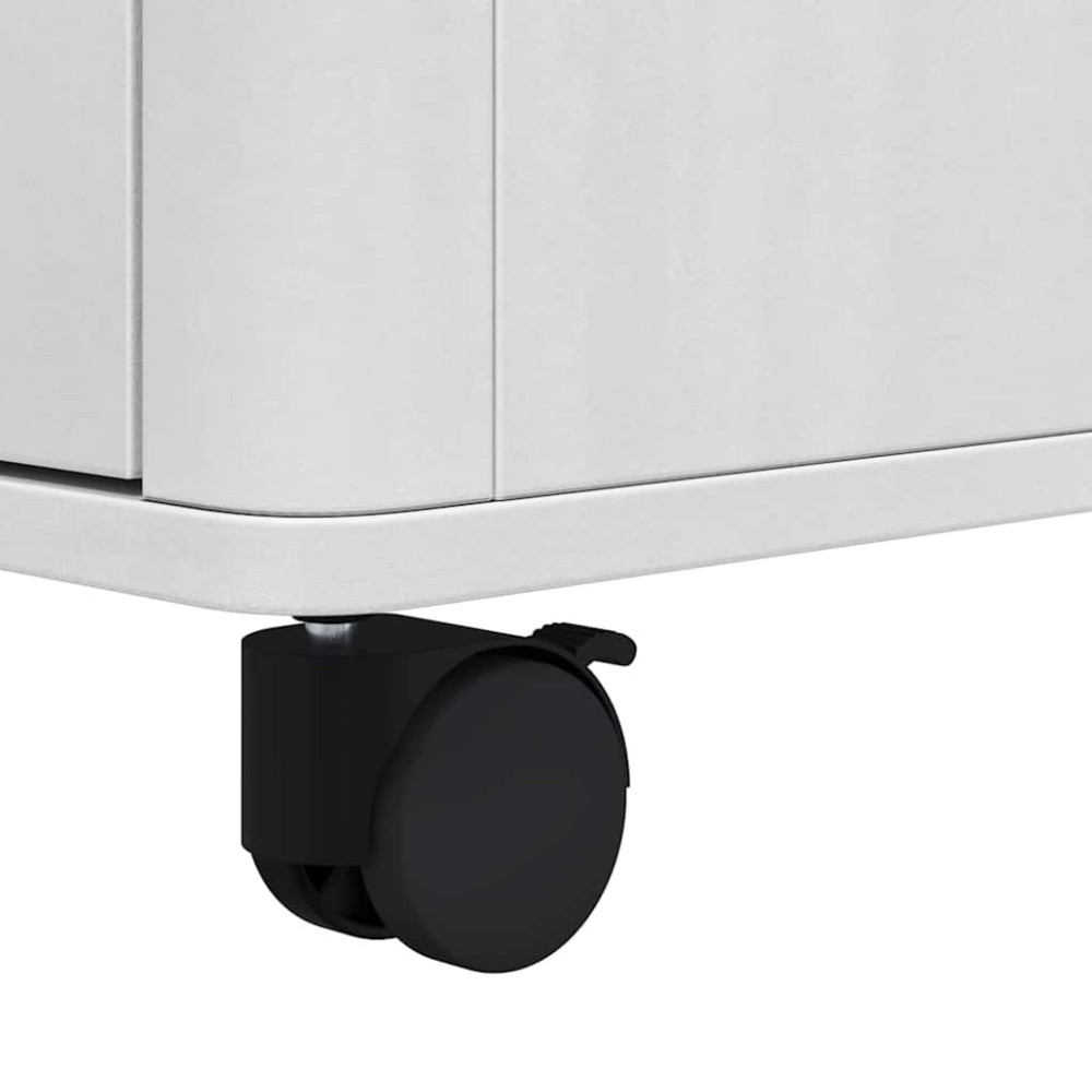 Produktbild för Köksvagn FLORO Vit 72,5 x 45 x 80 cm Massiv furu