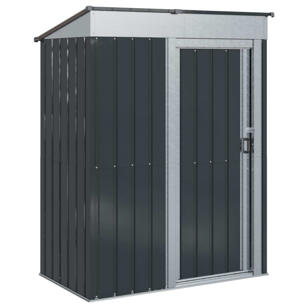 Produktbild för Trädgårdsskjul Antracit 137 x 81 x 180 cm Metall