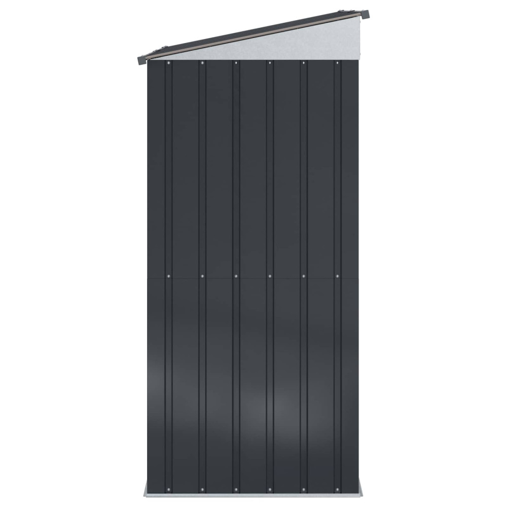 Produktbild för Trädgårdsskjul Antracit 137 x 81 x 180 cm Metall