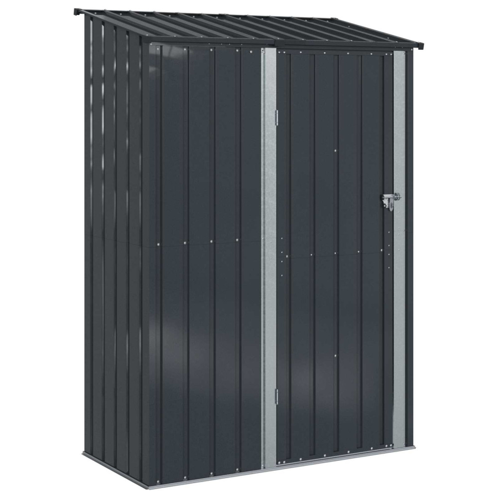 Produktbild för Trädgårdsskjul Antracit 140,5 x 74 x 200 cm Metall