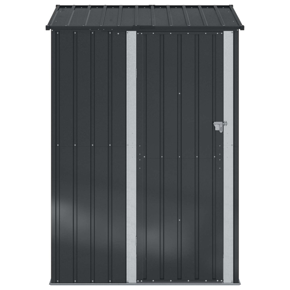 Produktbild för Trädgårdsskjul Antracit 140,5 x 74 x 200 cm Metall