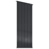 Produktbild för Trädgårdsskjul Antracit 140,5 x 74 x 200 cm Metall