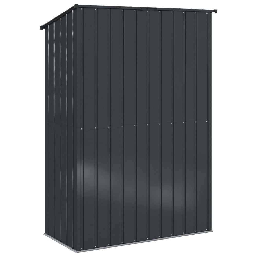 Produktbild för Trädgårdsskjul Antracit 140,5 x 74 x 200 cm Metall