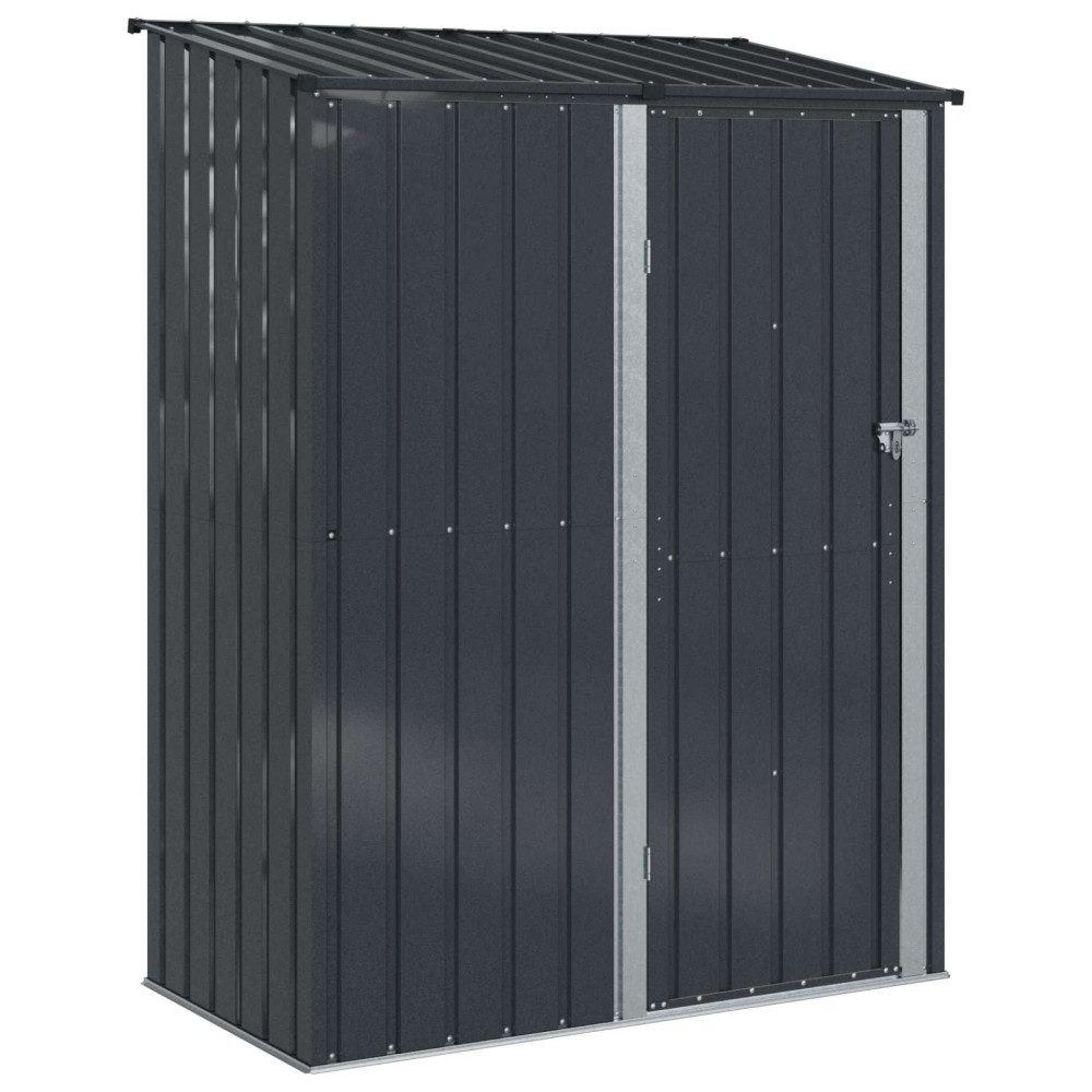 Produktbild för Trädgårdsskjul Antracit 153,5 x 86 x 200 cm Metall
