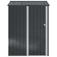 Produktbild för Trädgårdsskjul Antracit 153,5 x 86 x 200 cm Metall