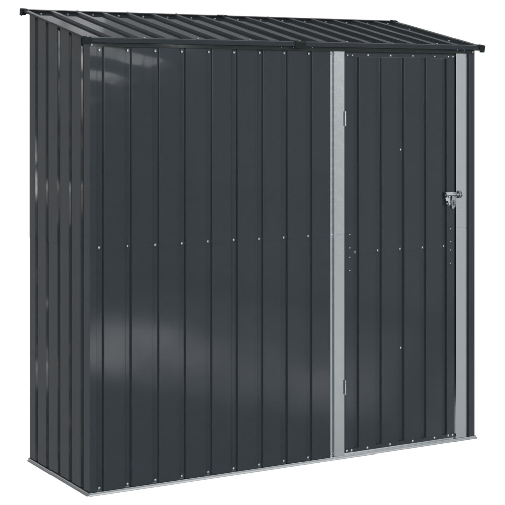 Produktbild för Trädgårdsskjul Antracit 203,5 x 73 x 200 cm Metall