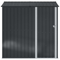 Produktbild för Trädgårdsskjul Antracit 203,5 x 73 x 200 cm Metall