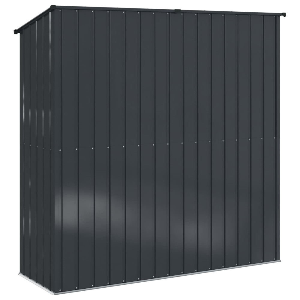 Produktbild för Trädgårdsskjul Antracit 203,5 x 73 x 200 cm Metall