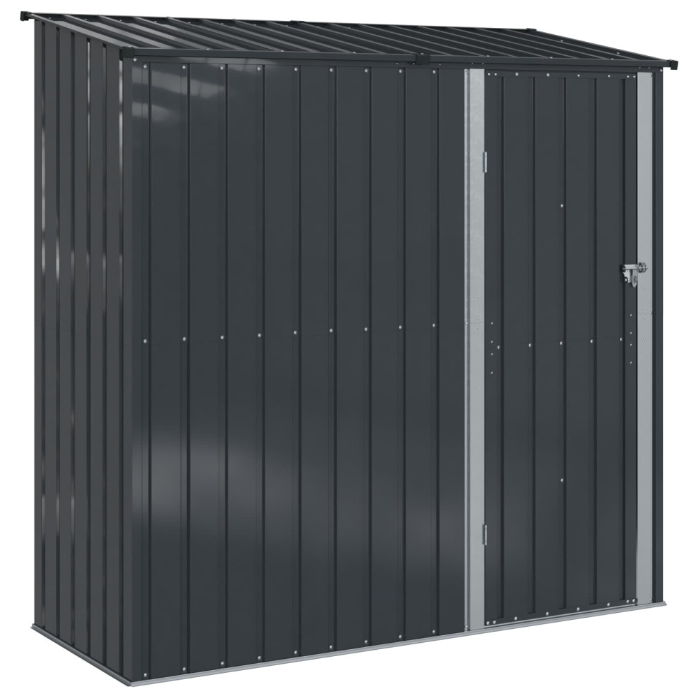 Produktbild för Trädgårdsskjul Antracit 203 x 85,5 x 200 cm Metall