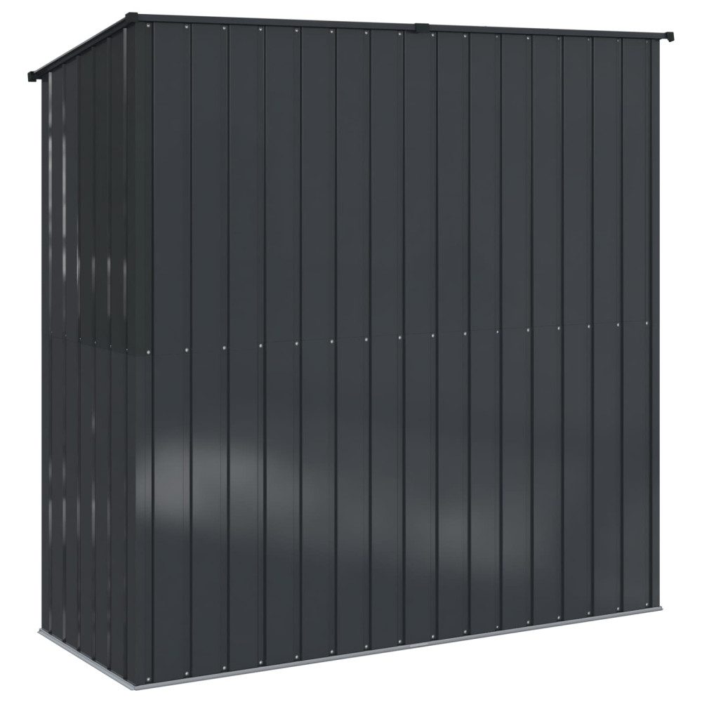 Produktbild för Trädgårdsskjul Antracit 203 x 85,5 x 200 cm Metall