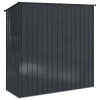 Produktbild för Trädgårdsskjul Antracit 203 x 85,5 x 200 cm Metall