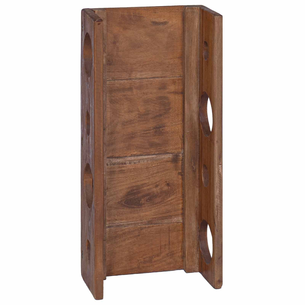 Produktbild för Hylla Brun 24 x 13 x 54 cm Massivt mahognyträ