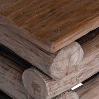 Produktbild för Pall Naturfärg 30 x 30 x 38 cm Massivt teakträ