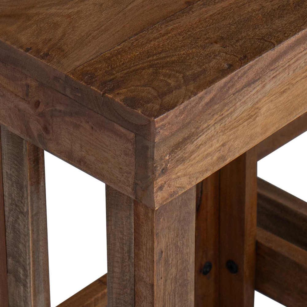 Produktbild för Växtställ 2 pcs Brun 70 x 11 x 27 cm Mahognyträ