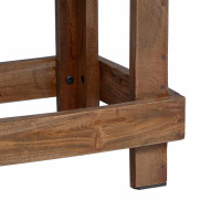 Produktbild för Växtställ 2 pcs Brun 70 x 11 x 27 cm Mahognyträ