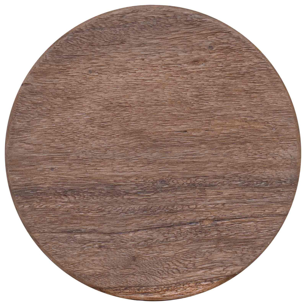 Produktbild för Pall Naturfärg 30 x 30 x 45 cm Massivt teakträ