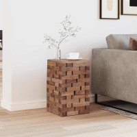 Produktbild för Pall Naturfärg 29 x 29 x 48 cm Massivt återvunnet trä