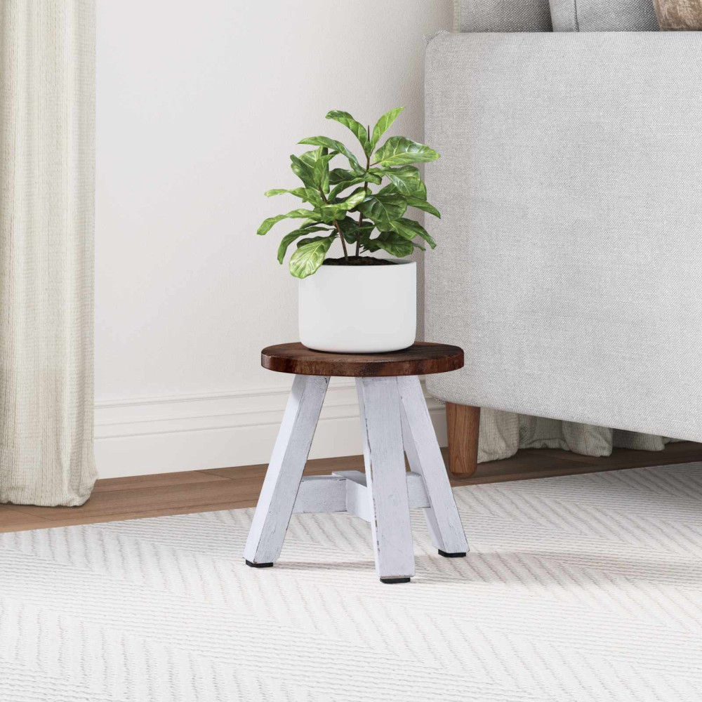 Produktbild för Pall Naturfärg 22 x 22 x 24 cm Mahognyträ