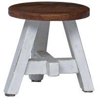 Produktbild för Pall Naturfärg 22 x 22 x 24 cm Mahognyträ