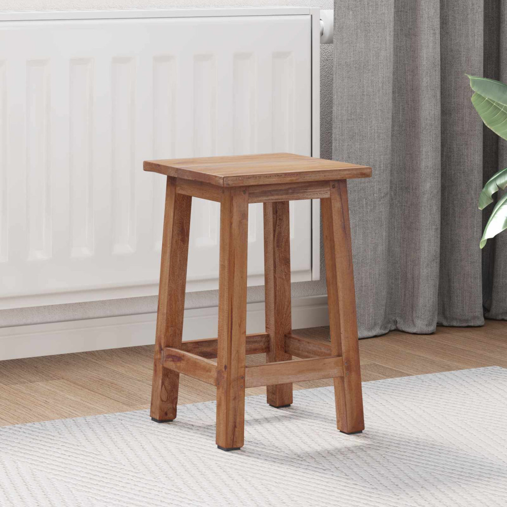 Produktbild för Pall Naturfärg 30 x 30 x 47 cm Mahognyträ