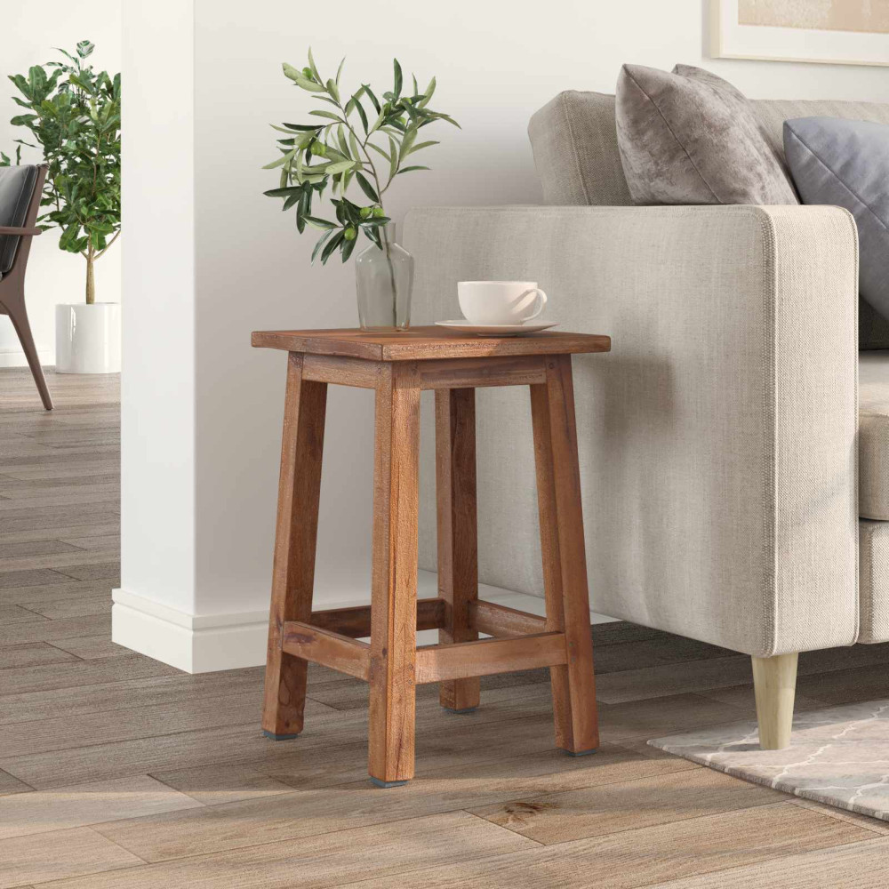 Produktbild för Pall Naturfärg 30 x 30 x 47 cm Mahognyträ