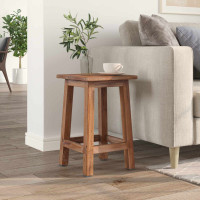 Produktbild för Pall Naturfärg 30 x 30 x 47 cm Mahognyträ