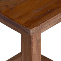 Produktbild för Pall Naturfärg 30 x 30 x 47 cm Mahognyträ