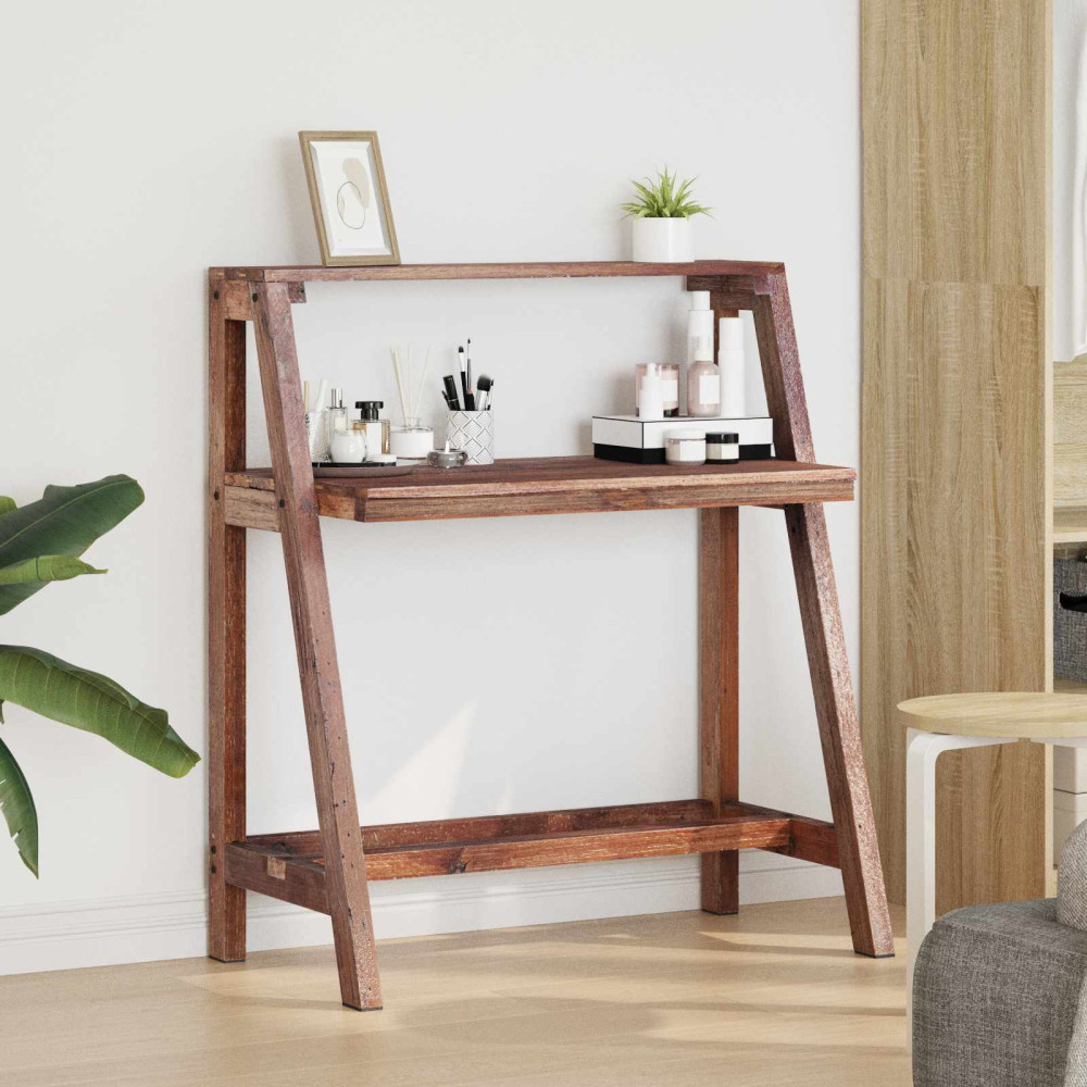 Produktbild för Skrivbord Brun 90 x 50 x 103 cm Solid återvunnen trä