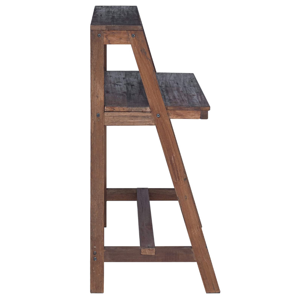 Produktbild för Skrivbord Brun 90 x 50 x 103 cm Solid återvunnen trä