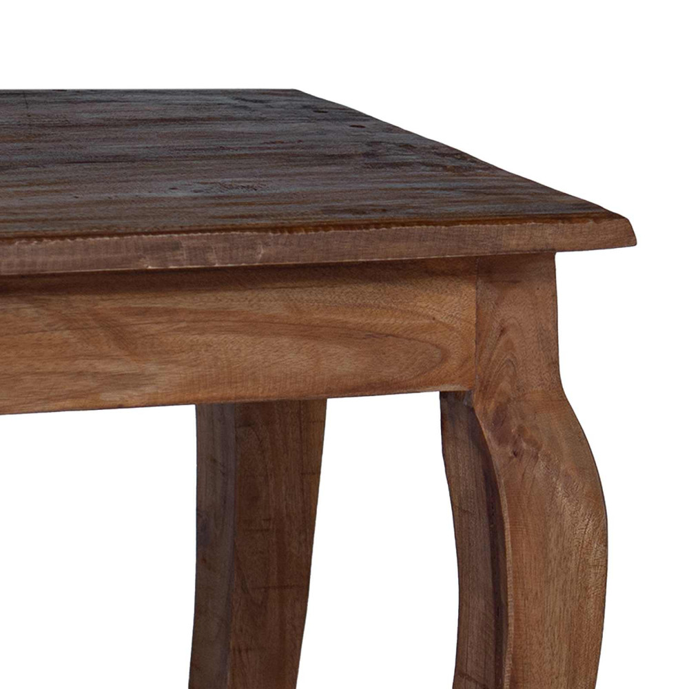 Produktbild för Nestingbord 3 pcs Brun Massivt mahognyträ