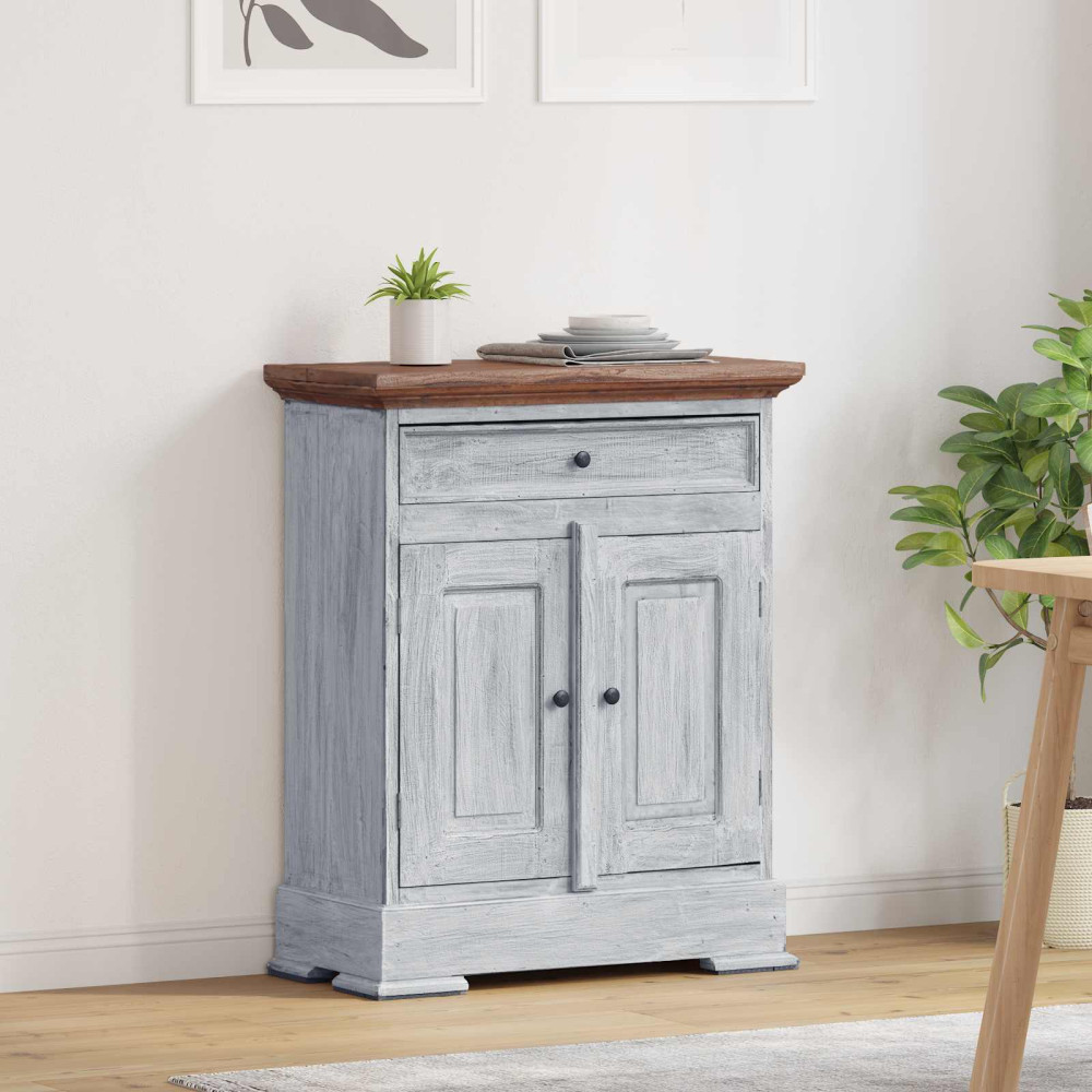 Produktbild för Förvaringsskåp 63 x 30 x 79 cm Massivt mahognyträ
