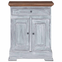 Produktbild för Förvaringsskåp 63 x 30 x 79 cm Massivt mahognyträ