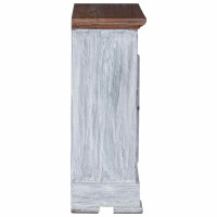 Produktbild för Förvaringsskåp 63 x 30 x 79 cm Massivt mahognyträ
