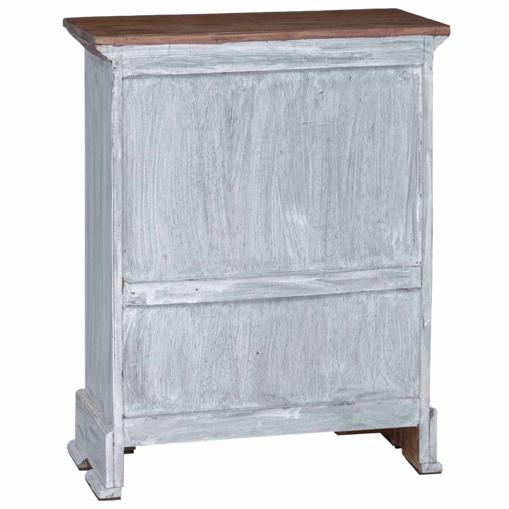 Produktbild för Förvaringsskåp 63 x 30 x 79 cm Massivt mahognyträ