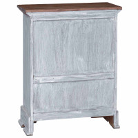 Produktbild för Förvaringsskåp 63 x 30 x 79 cm Massivt mahognyträ