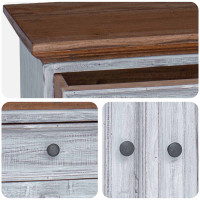 Produktbild för Förvaringsskåp 63 x 30 x 79 cm Massivt mahognyträ