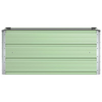 Produktbild för Planteringskärl Pastellgrön 100 x 50 x 45 cm Galvaniserat Stål