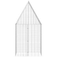 Produktbild för Kaninbur Silver 100 x 100 x 210 cm Galvaniserat Stål