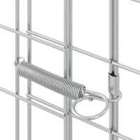 Produktbild för Kaninbur Silver 300 x 100 x 210 cm Galvaniserat Stål